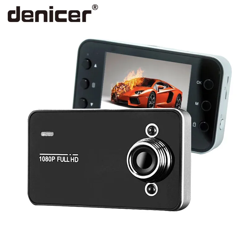 Denicer Автомобильный видеорегистратор 1080P Full HD 2 4 дюйма экран ночного видения 140