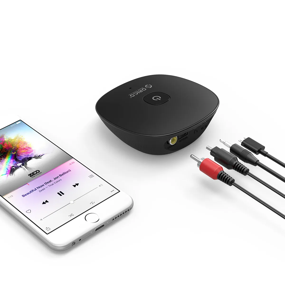 ORICO 4,1 Беспроводной Bluetooth приемник 3,5 мм Aux приемник аудио стерео музыкальный приемник Bluetooth портативный аудио и видео колонки
