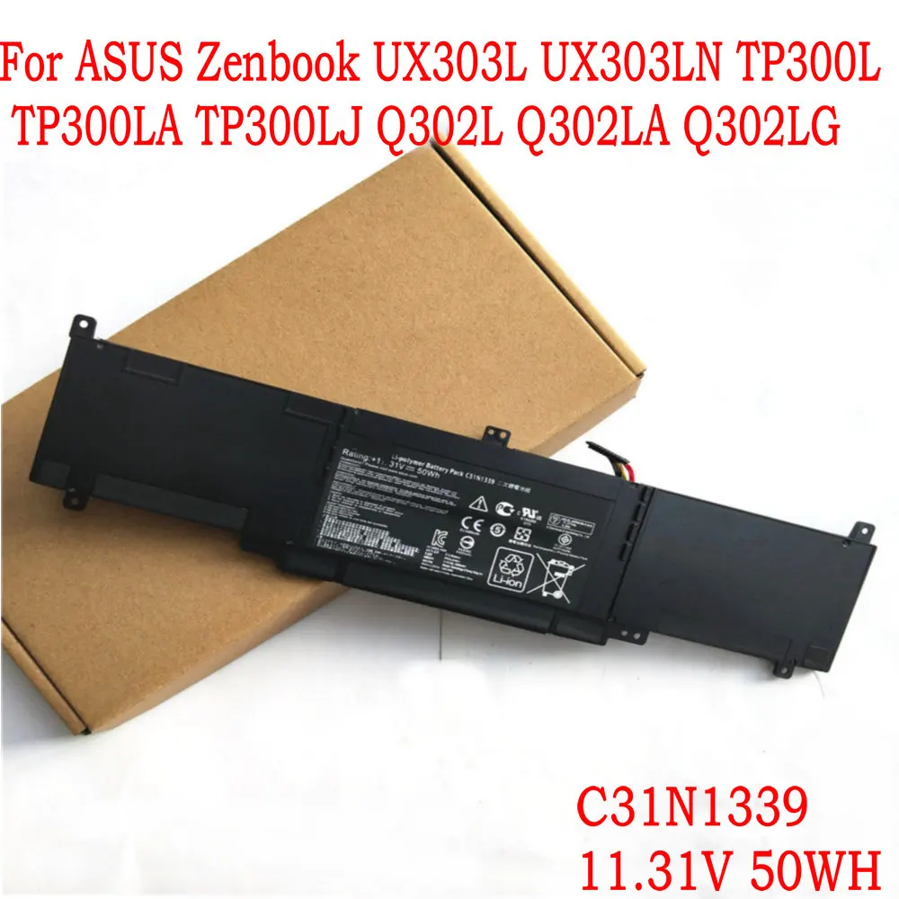 11 3 в 50WH C31N1339 Аккумулятор для ноутбука Asus ZenBook Q302L Q302LA Q302LG U303L UX303 UX303L UX303LN TP300L TP300LA
