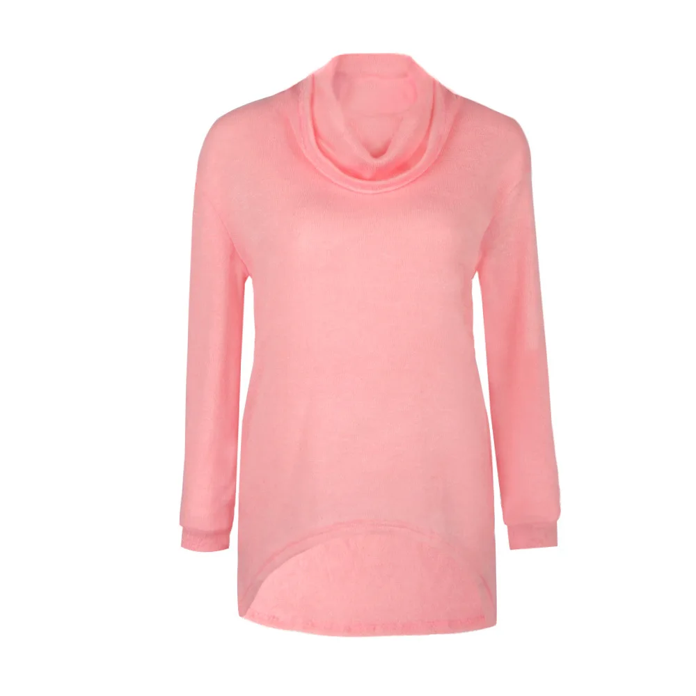 2017 Весна Новый Бренд Случайные Твердые Женщин Свитер С Длинным Рукавом Водолазка