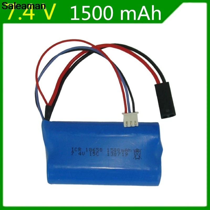 Saleaman 7 4 V 1500 mAH литий полимерный Батарея для MJXRC T40 F39 F49 T39 Syma 822 вертолеты с