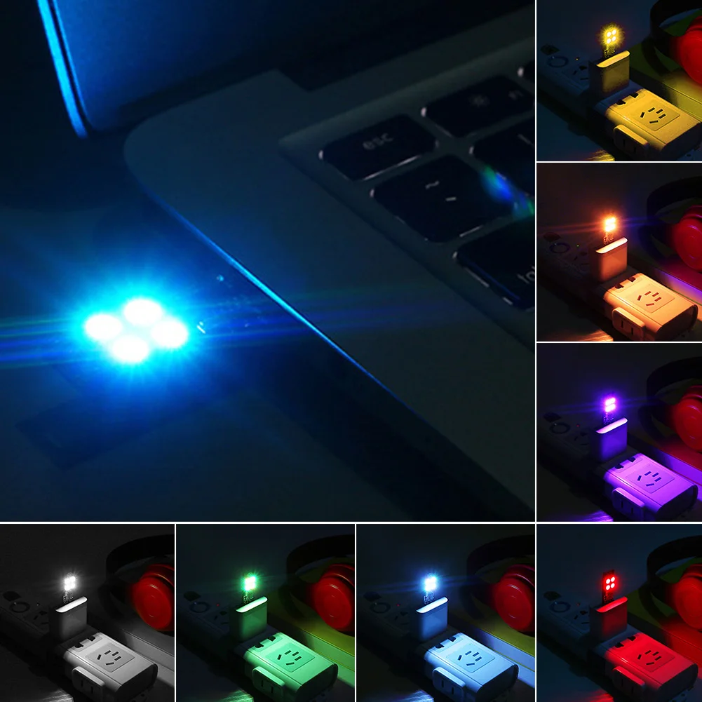 RGB 4-светодиоды домашний декор Сменный переключатель управляемый стол 7 цветов
