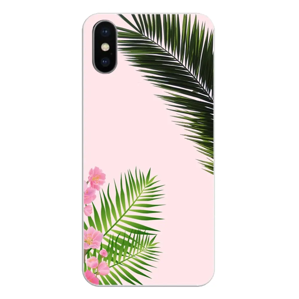 Силиконовый чехол для телефона Samsung Galaxy A5 A6 A7 A8 A9 J4 J5 J7 J8 2017 2018 Plus Prime Tropic бежевые и