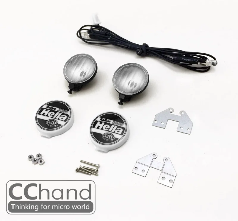 CChand 1 пара 1/10 HELLA 3000 высокая производительность круговые светодиодные огни без