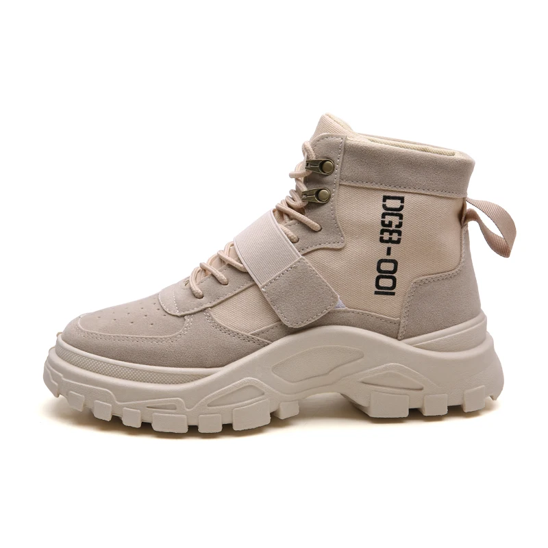 Male Suede Height Increase High Top Military Tactical Mens Boots Special Force Leather Desert Combat Ankle Boot Army Work Shoes