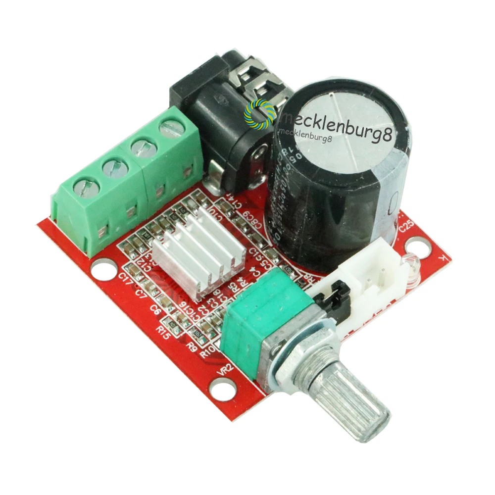 12 В mini Hi-Fi PAM8610 аудио стерео усилитель платы 2X10W двухканальный D Класс умная