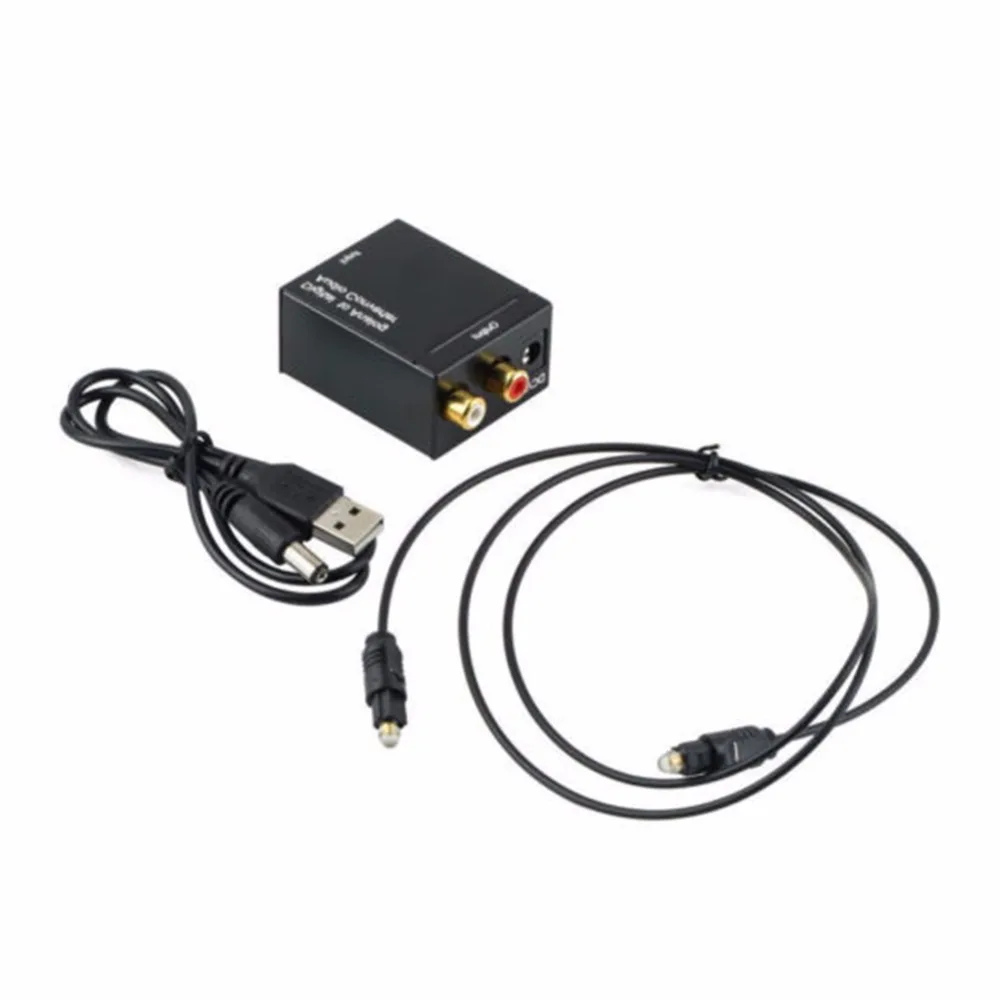 SPDIF цифро-аналоговый аудио преобразователь кабель волоконно-коаксиальный RCA