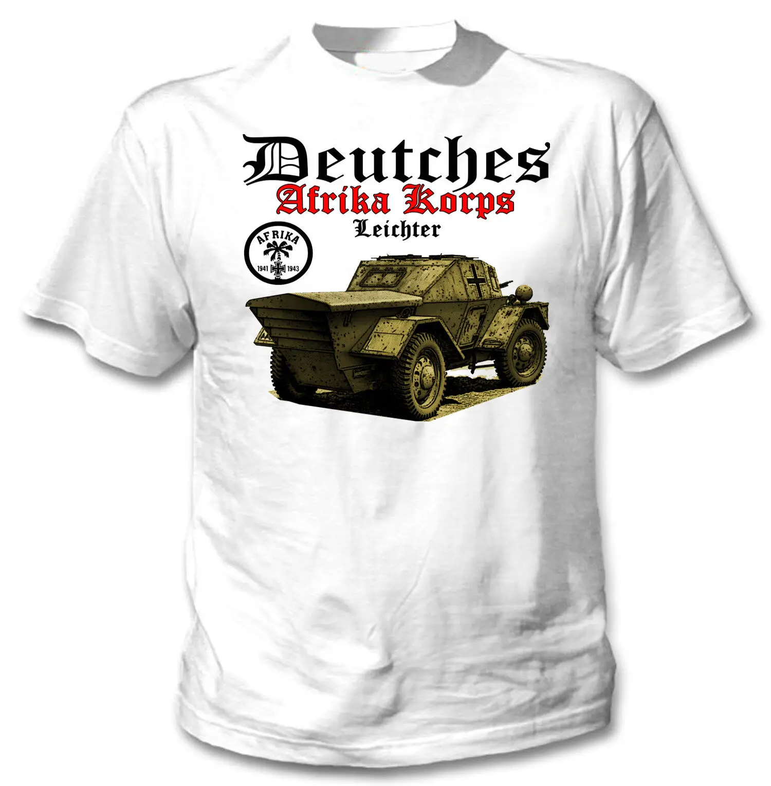 Немецкая футболка Deutches Afrika Korps Leichter новая потрясающая унисекс 2019|Мужские