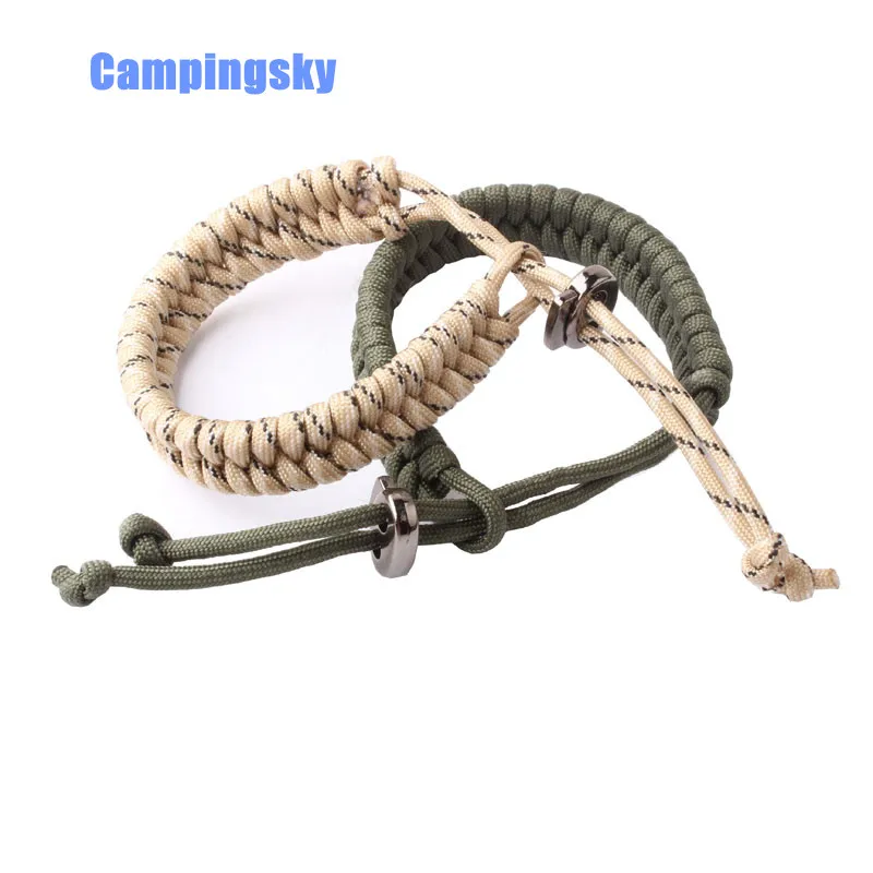 Браслет для выживания CAMPINGSKY 550 из Паракорда браслет парашютной веревки с