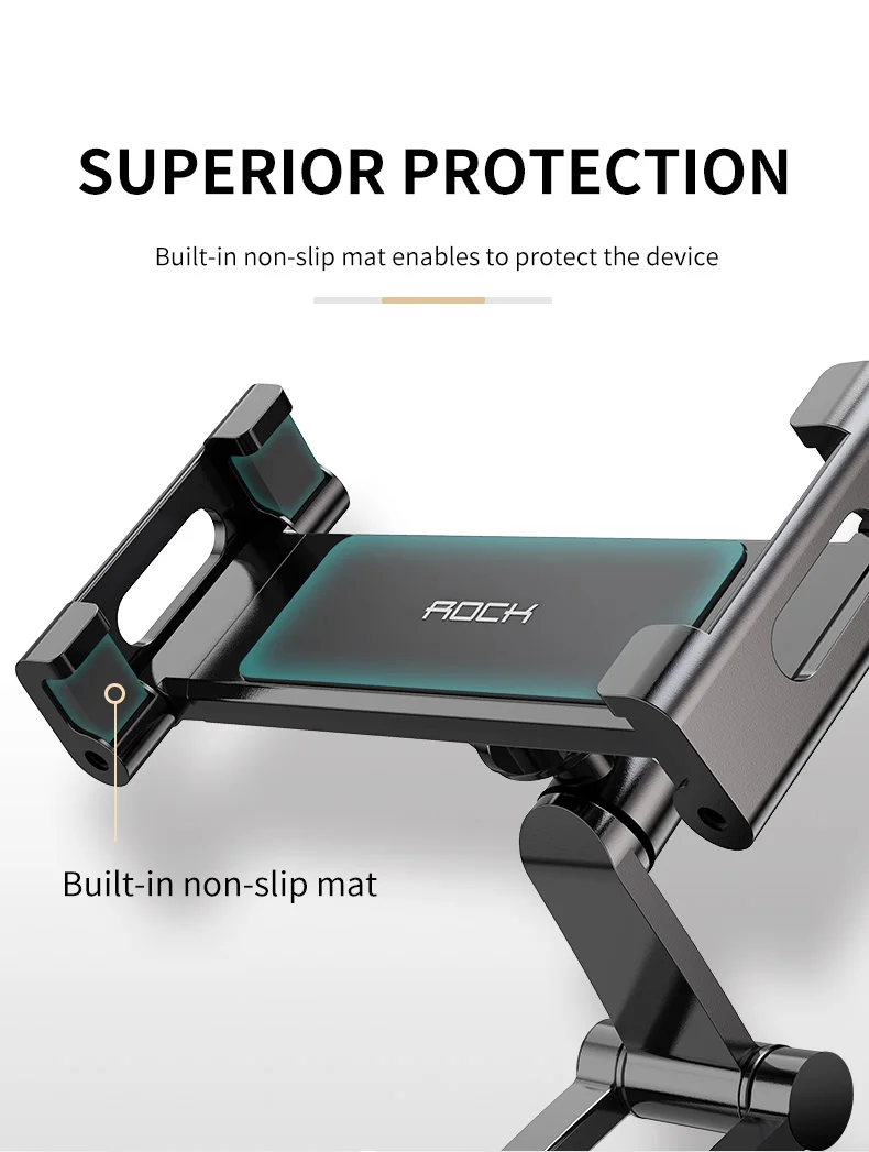 ROCK регулируемый держатель для планшета iPad iPhone 360 градусов Roating настольная