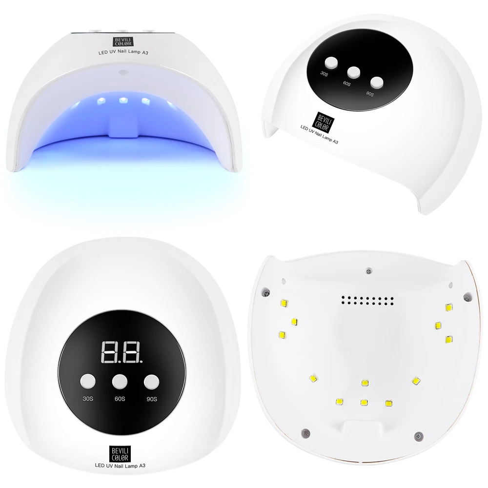 

36W LED UV Nail Lamp with 12 pcs Led Nail Lamps, Gel Nail Dryer with UV Light Professional and Infrared Auto Sensor Nail Tool