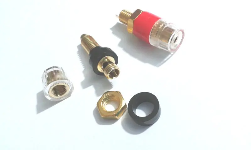 2 шт. медная переплетная клемма для штекера банана 4 мм|post| |