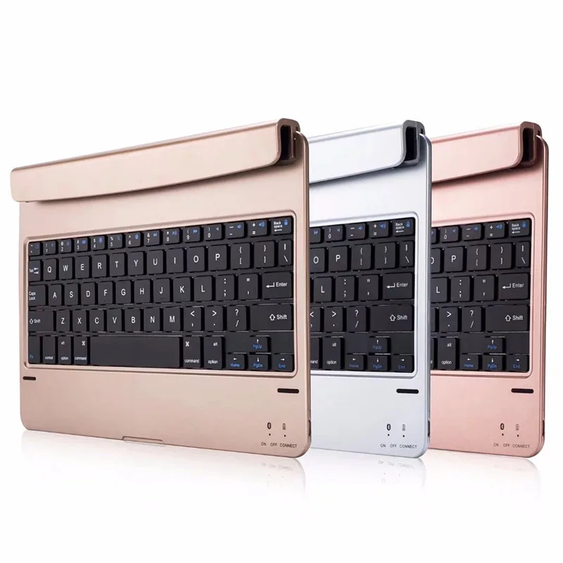 3 цвета Беспроводной Bluetooth 0 клавиатура ABS для iPad Air 2 кронштейн Стиль Pro 9