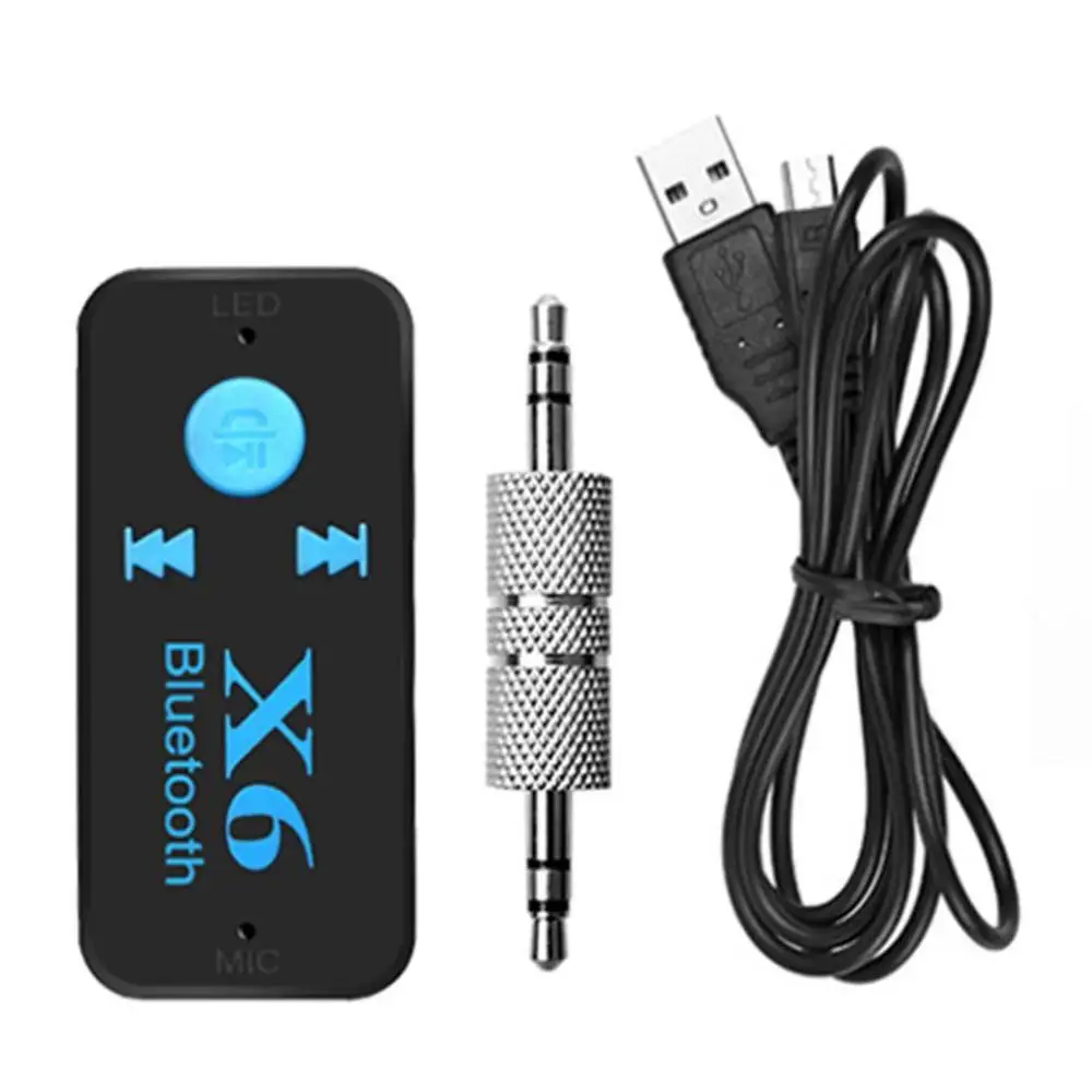 4 Беспроводной автомобильный мини Bluetooth приемник адаптер беспроводной Bluetooth аудио приемник музыкальные колонки USB AUX Bluetooth автомобильный комплект - Название цвета: 4