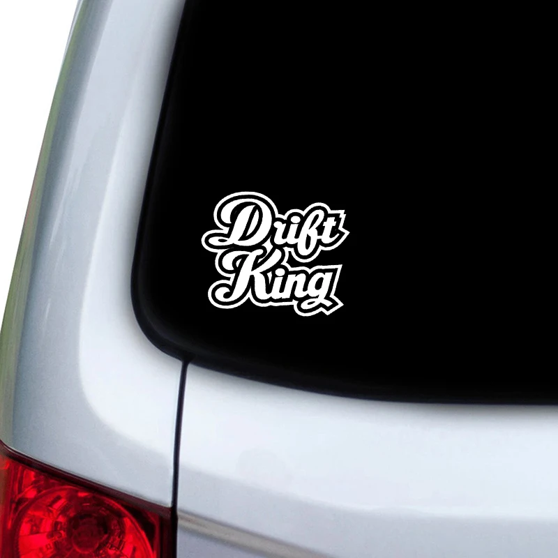 QYPF 15 см * 12 DRIFT KING модная Виниловая наклейка для автомобиля в стиле мотоцикла