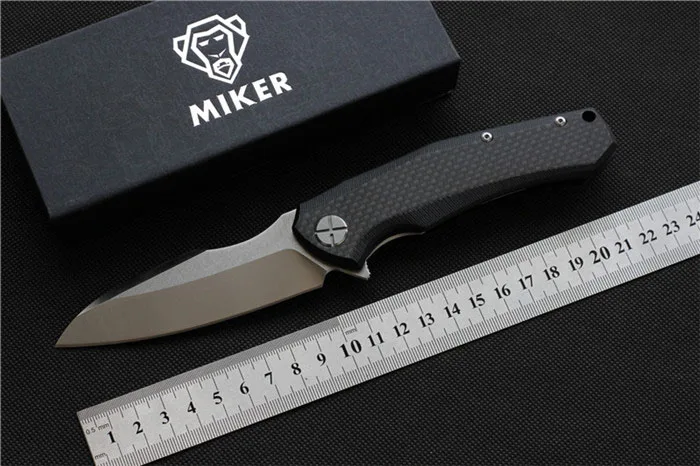 Бесплатная доставка MIKER Redesign ZT0850 складной нож лезвие: D2 (сатин/черная глина) Ручка: