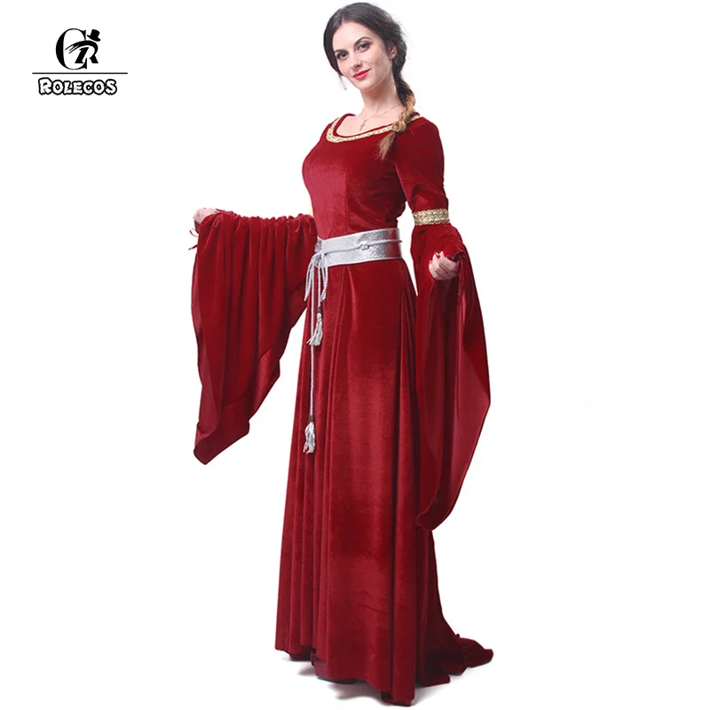 Новое поступление красные и синие женские вечерние платья ROLECOS на Хэллоуин