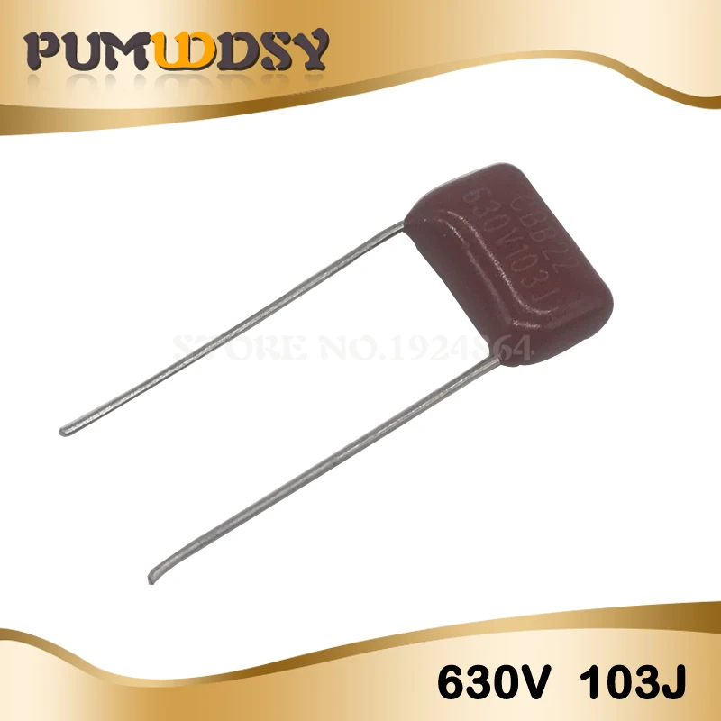 10 шт. пленочный конденсатор из полипропилена 630V103J 0 01 мкФ мм 10NF 630 в 103