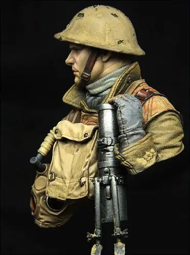 1/10 Scale Assembly Resin Bust kit Soldier | Игрушки и хобби