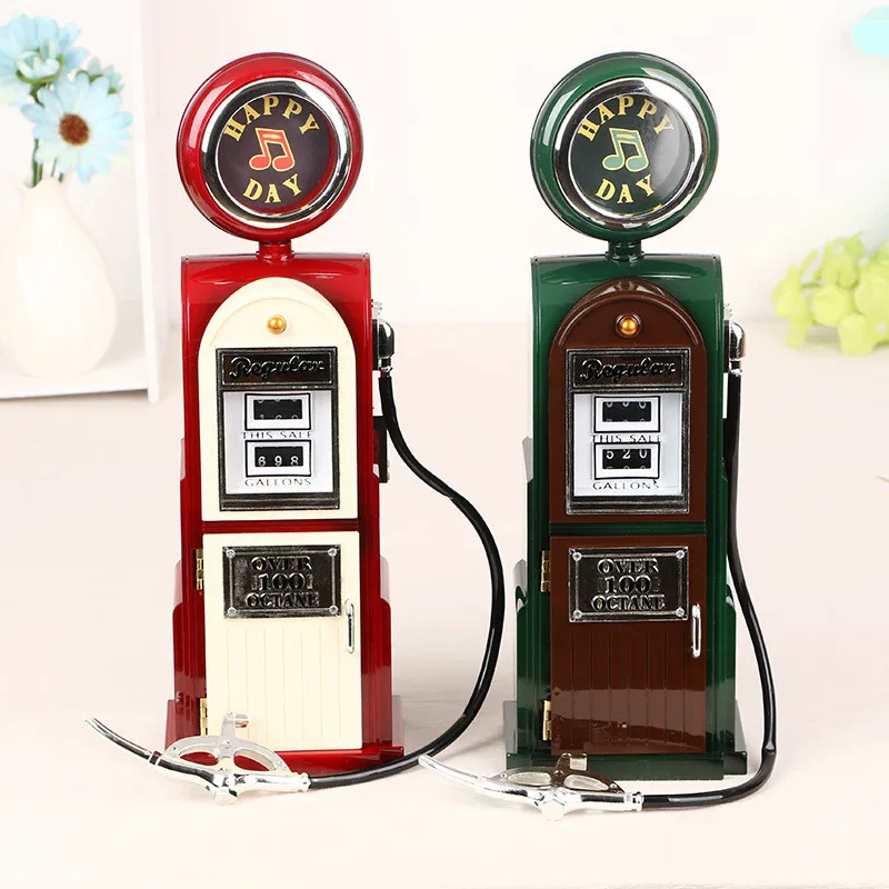 Ретро модель танкера музыкальная шкатулка украшение для дома пластиковая ручная