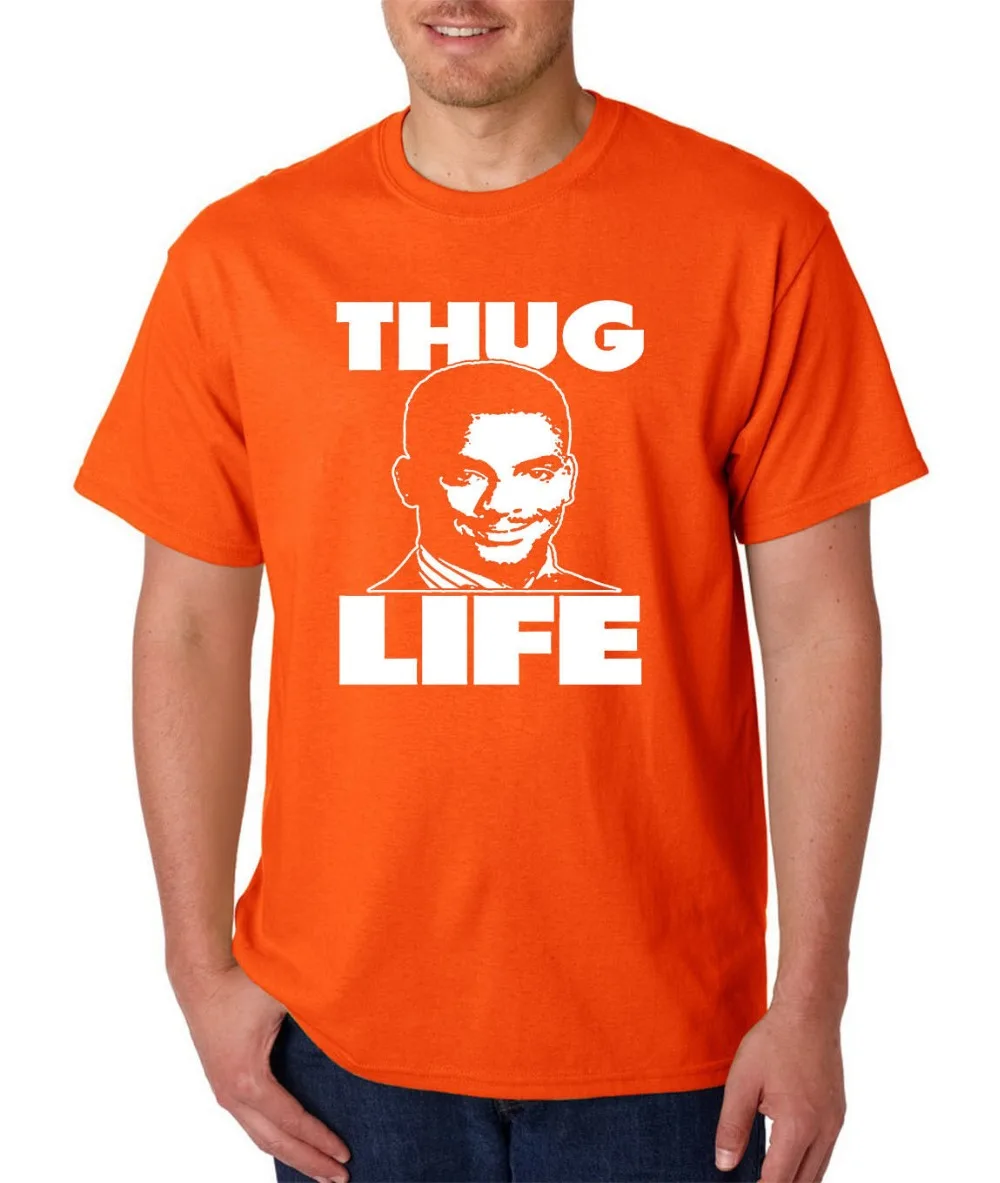 Мужская футболка в стиле хип-хоп Carlton Banks Thug Life хлопковая Футболка с принтом 3dtees 2019