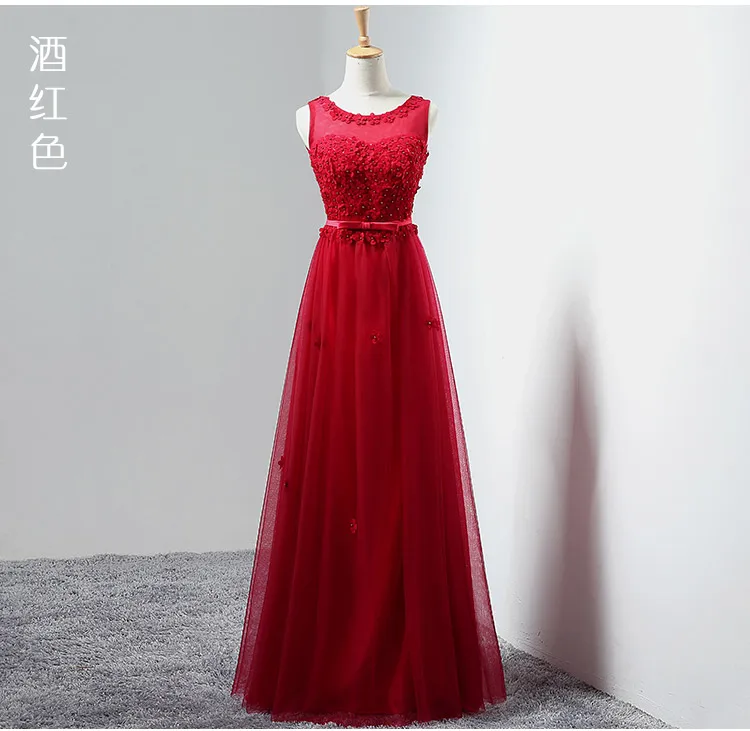 New Arrival Floor Length Sweat Lady Girl Women Princess Bridesmaid Banquet Party Ball Dress Gown Fast Shipping
