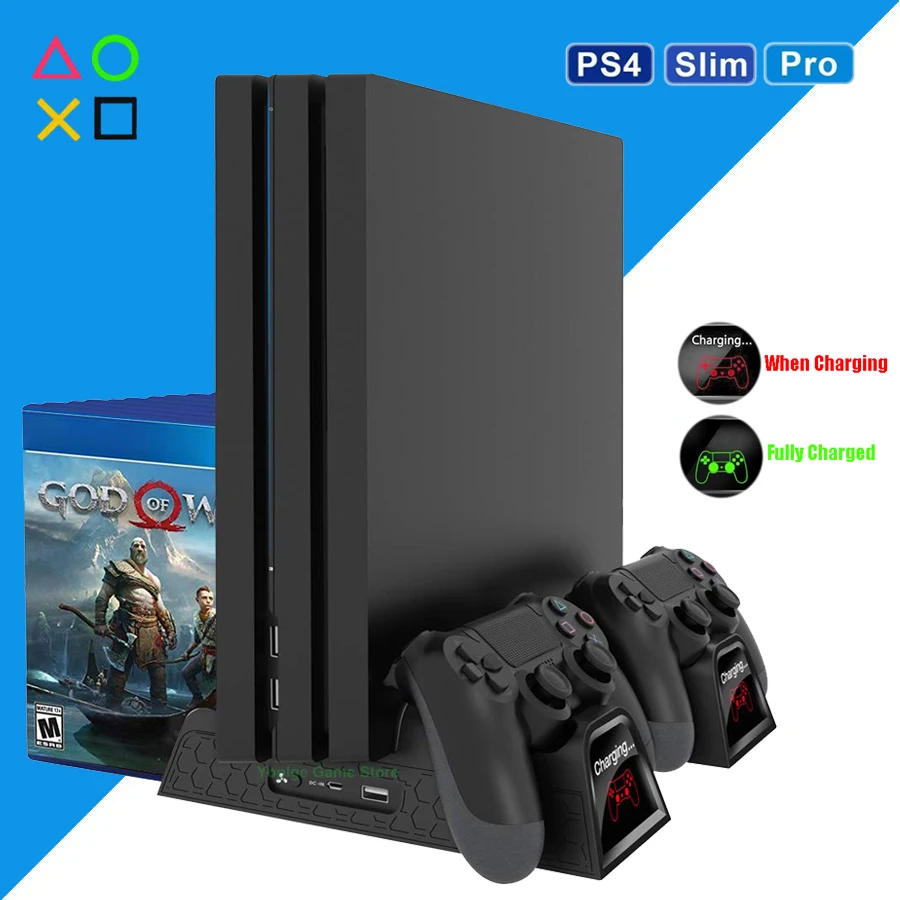 Подставка для контроллера PS4/PRO/Slim со светодиодный подсветкой|Подставки и