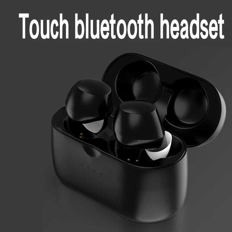Настоящая Беспроводная стерео TWS двойная гарнитура bluetooth 5 0 спортивная
