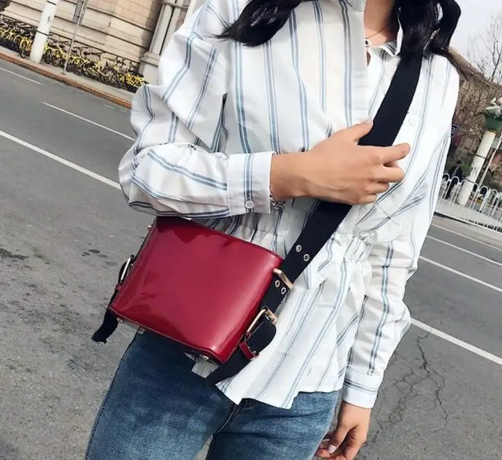 Мода лоскут для женщин 2018 Сумка crossbody сумки хип хоп Кожа Роскошные женские
