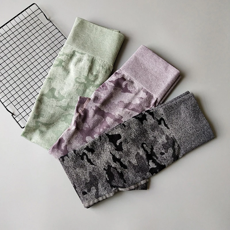 

High Waist Camo Seamless Leggings Push Up Leggins Sport Women Fitness Running Yoga Pants Energy Seamless Leggings Gym leggins