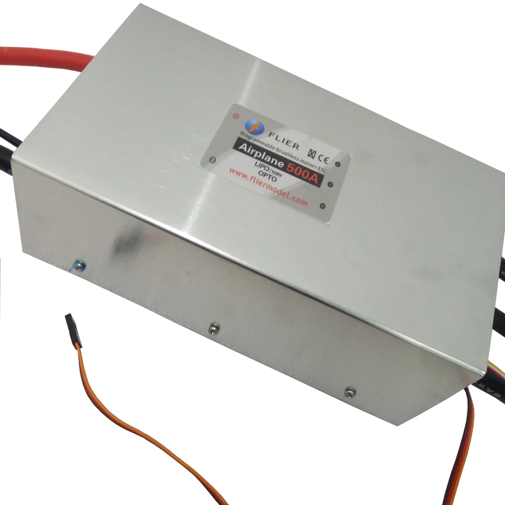 Фото Flier big HV 120V 500A ESC для радиоуправляемых самолетов/БПЛА/парамотора/параплана Flier big HV 120V 500A ESC для радиоуправляемых самолетов/БПЛА/парамотора/параплана