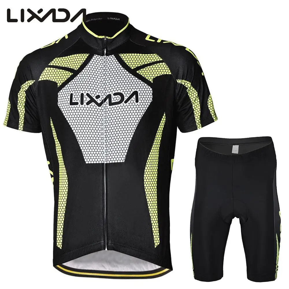 Lixada 2019 велосипедная одежда мужской комплект для велоспорта дышащая с защитой от