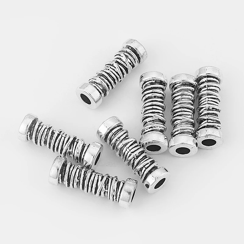 10 шт. Круглые Кожаные разделители для ювелирных изделий 5 мм|jewelry findings|slider spacerround