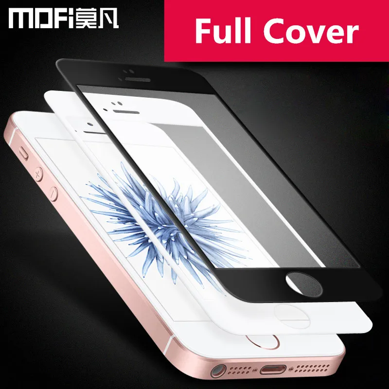 Закаленное стекло MOFi для iPhone 5s защита экрана с полным покрытием iPhone5 защитное