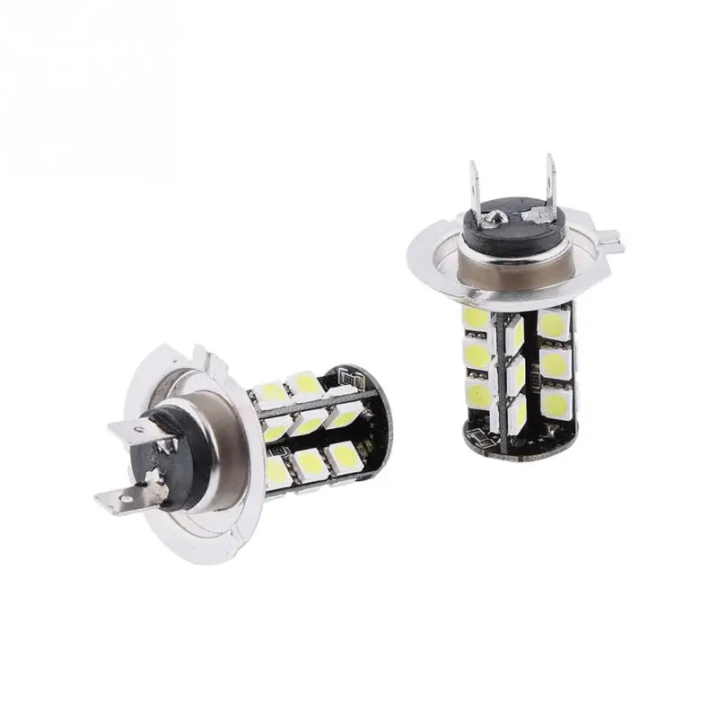 2x H7 светодиодный светильник Canbus без ошибок 27 SMD 5050 светодиодный супер яркий белый светильник лампа Автомобильная гирлянда Новинка