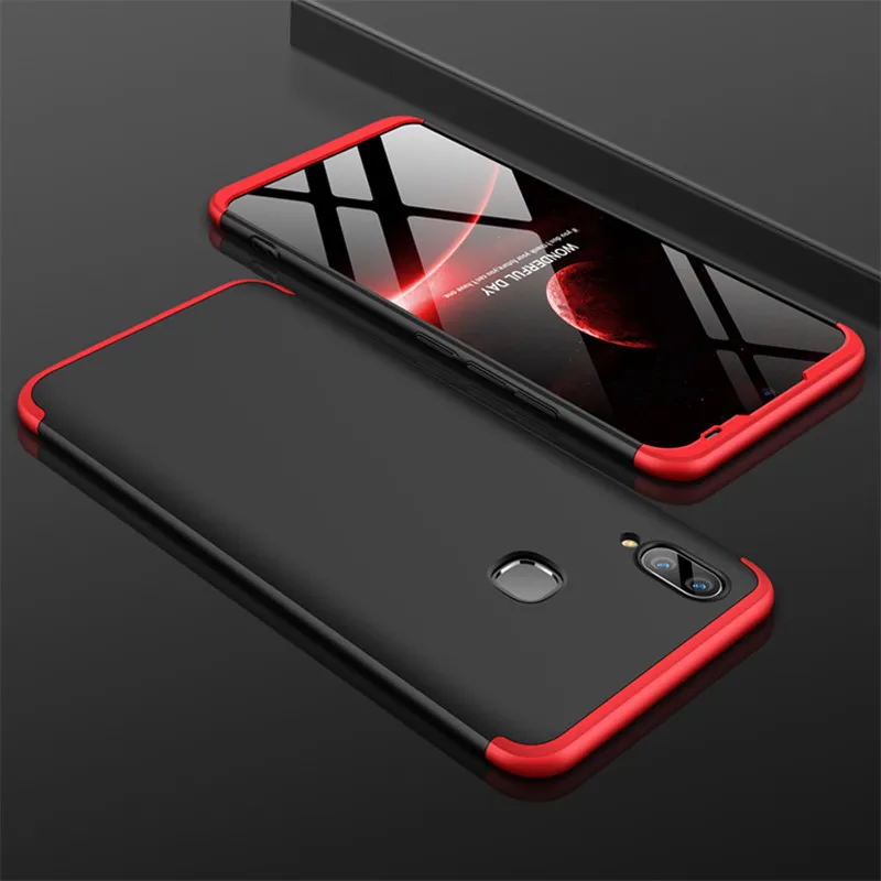 Vivo U1 чехол для телефона защита всего тела 3 в 1 жесткий корпус ПК 360 Полный