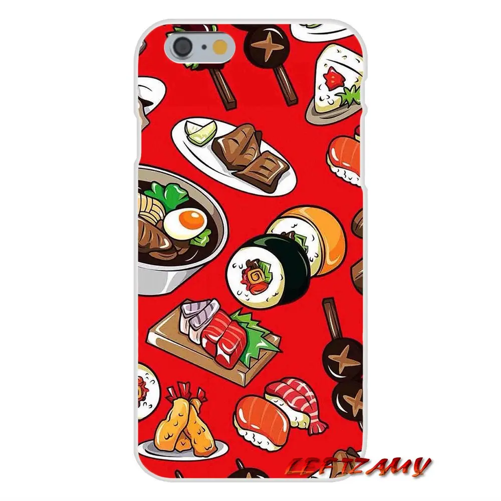 Мягкие прозрачные чехлы для Xiaomi Mi6 Mi 6 A1 Max Mix 2 5X 6X Redmi Note 5 5A 4X 4A 4 3 Plus Pro Japanese sushi Kawai Food |