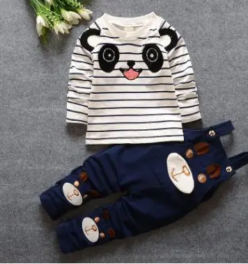 Детская одежда Осень 2020 Комплект одежды для маленьких мальчиков и девочек