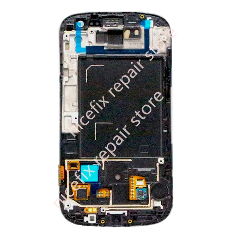 Для Samsung Galaxy S3 III i9300 i9305 i9301 i747 L710 ЖК-дисплей с сенсорным экраном дигитайзер рамкой +