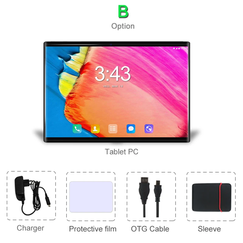 Комплект 2 CIGE N9, 4G LTE, Android 8,0, умный планшетный ПК, 10,1 дюймов, четыре ядра, планшеты, компьютер, Ram, 6 ГБ Rom, 64 ГБ, 1280X800, 8 Мп, gps, wifi, FM+ подарок - Комплект: Комплект 2