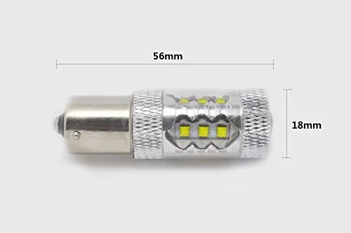 Бесплатная доставка в продаже! 2 шт./лот Ampoule Feux Jour Led 1156 BA15S P21W 80 Вт Cree Chips Blanc Canbus Anti