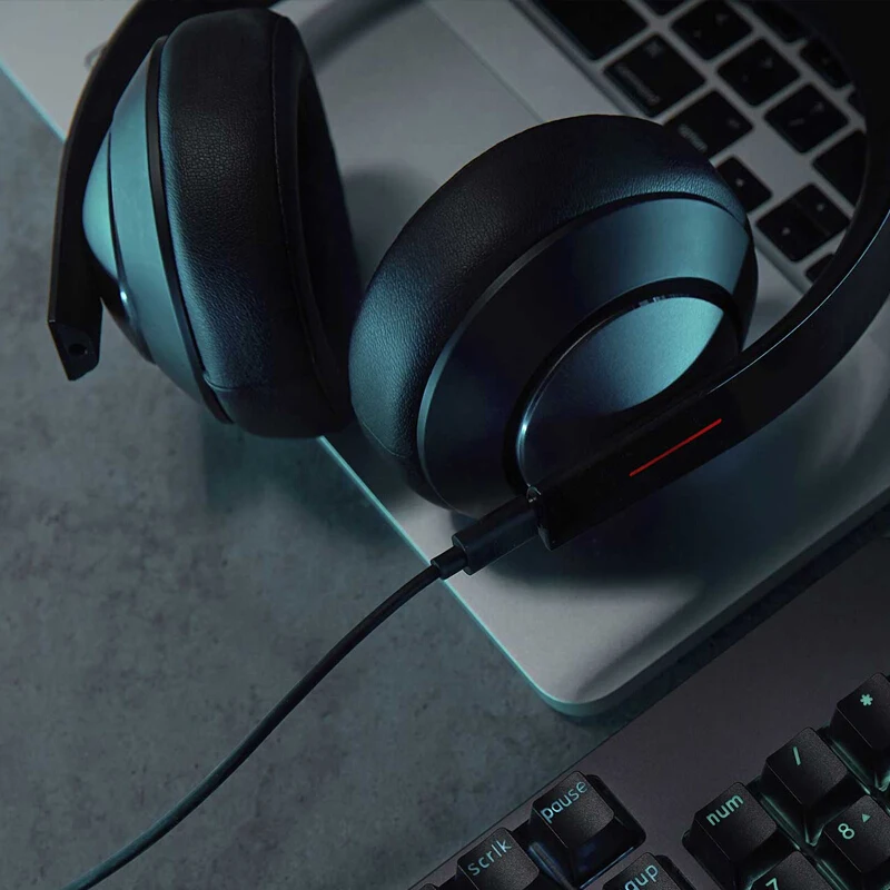 Xiaomi mi Ga нг наушников Игры гарнитура стерео наушники с c USB 3 5 мм двойной разъем для