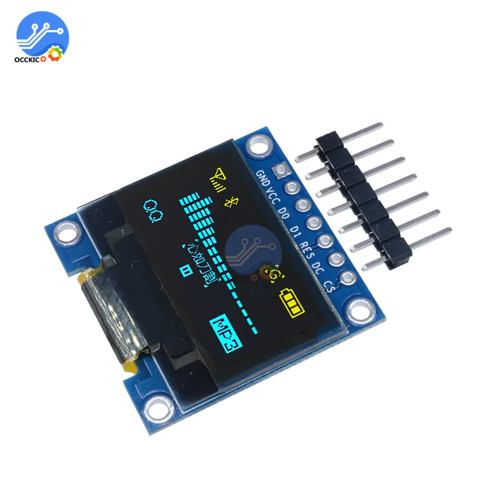0 96 дюймовый последовательный OLED экран IIC модуль дисплея 128X64 I2C Communicate SSD1306 12864