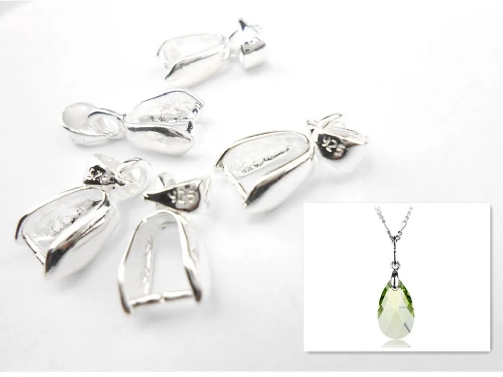 Оптовая продажа, ювелирное изделие, аксессуары, серьги, серебро 925 пробы, аксессуары для сережек L 7x17мм, пряжка для ушей, зажим для ушей