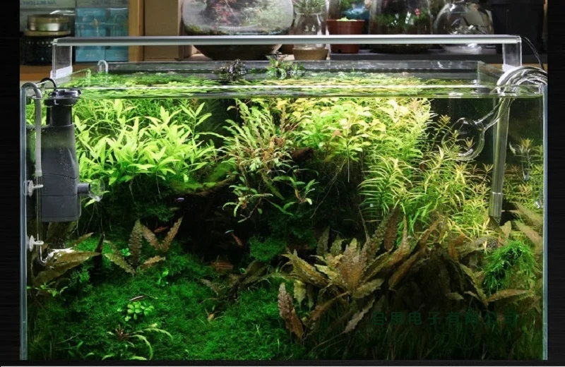 Диммируемая Светодиодная лампа для аквариума aquario, предназначенная для аквариумных растений, аксессуары для аквариума 30 см 40 см 50 см 60 см peixes tank