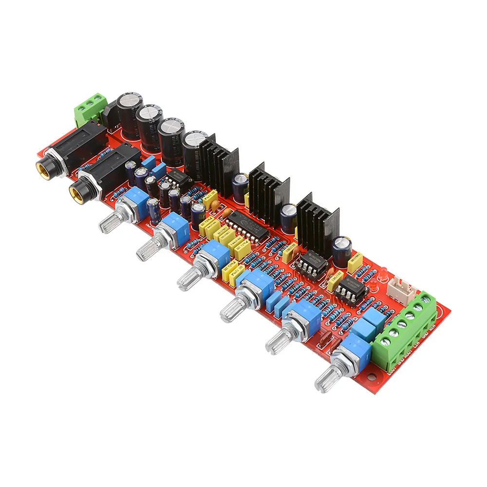 Микрофон AIYIMA PT2399 Плата усилителя тона караоке модуль DIY NE5532 Op с регулировкой