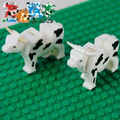

1pc Animal cow compatible accessory bricklink DIY building block brick assemble particles brickset (547)