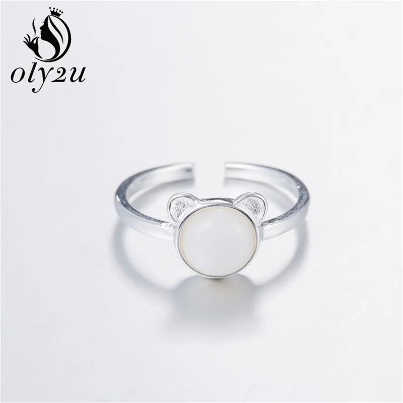 Oly2u кольца с кошачьей головой для женщин и мужчин ювелирные изделия красивые