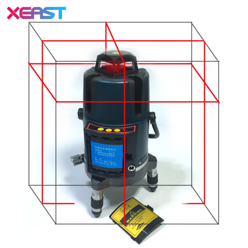 Лазерный уровень XEAST XE 17A самонивелирующийся лазерный с 8 линиями 360