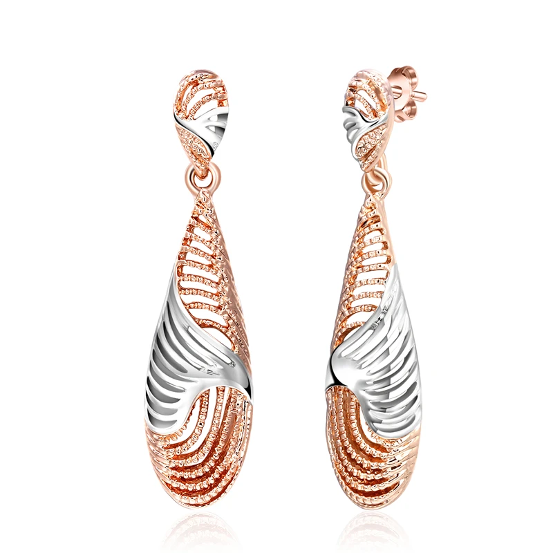 Длинные серьги Rose Gold Цвет серебро Вечеринка для Для женщин Модные украшения